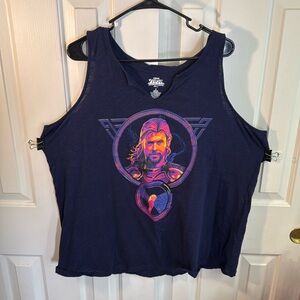 Torrid x Marvel thor slit neck tank top